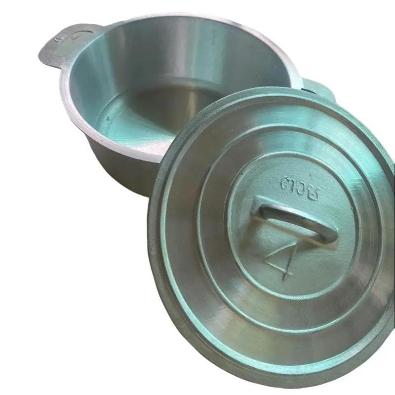 TT Nồi gang Thái số 4 Kích thước 24,5CM sâu lòng 9cm, nấu 3.5 lon gạo, nấu cơm hầm canh kho thịt
