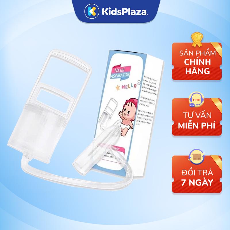 Máy hút mũi Nasal kéo tay chính hãng PC/Silicone cho bé 0-6 tuổi
