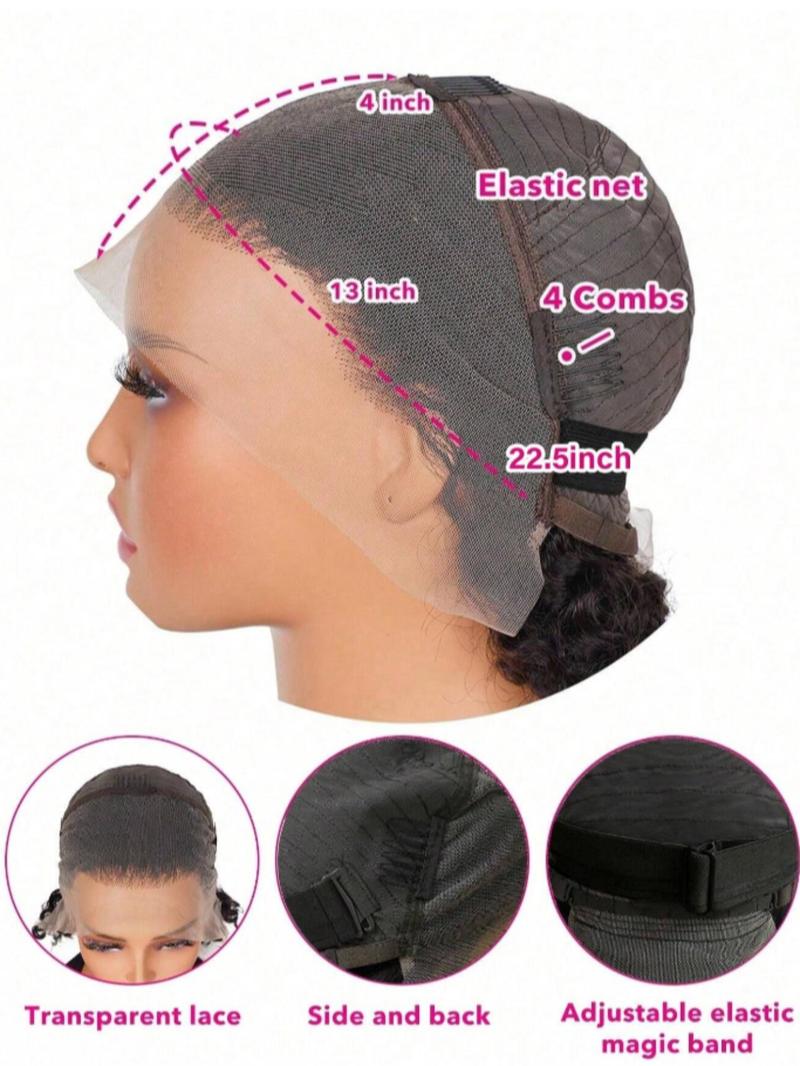 Product Introduction of 13*4 Lace Front Straight Bob Wig, Natural Looking Pre Plucked Hairline Wig, Human Hair Bob Wigs for Women 4