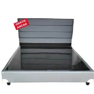 Divan Kasur Sandaran Motif Slip Rangka Tempat Tidur *