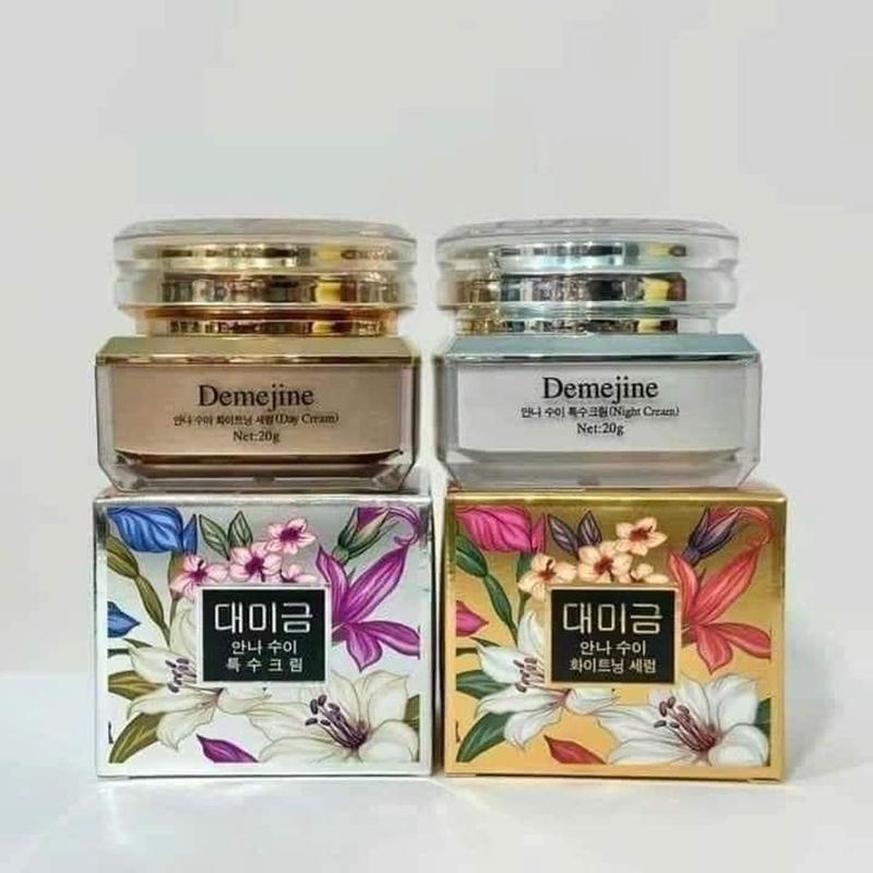 1 Cặp Kem Ngày Đêm Demejine Dưỡng Da ,  Mụn,  Nám