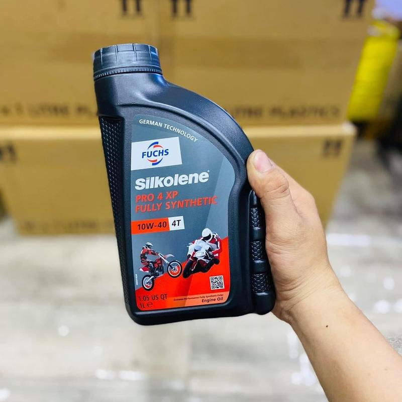 DẦU NHỚT FUCHS SILKOLENE PRO 4XP FULL SYNTHETIC 10W40 CHO XE SỐ