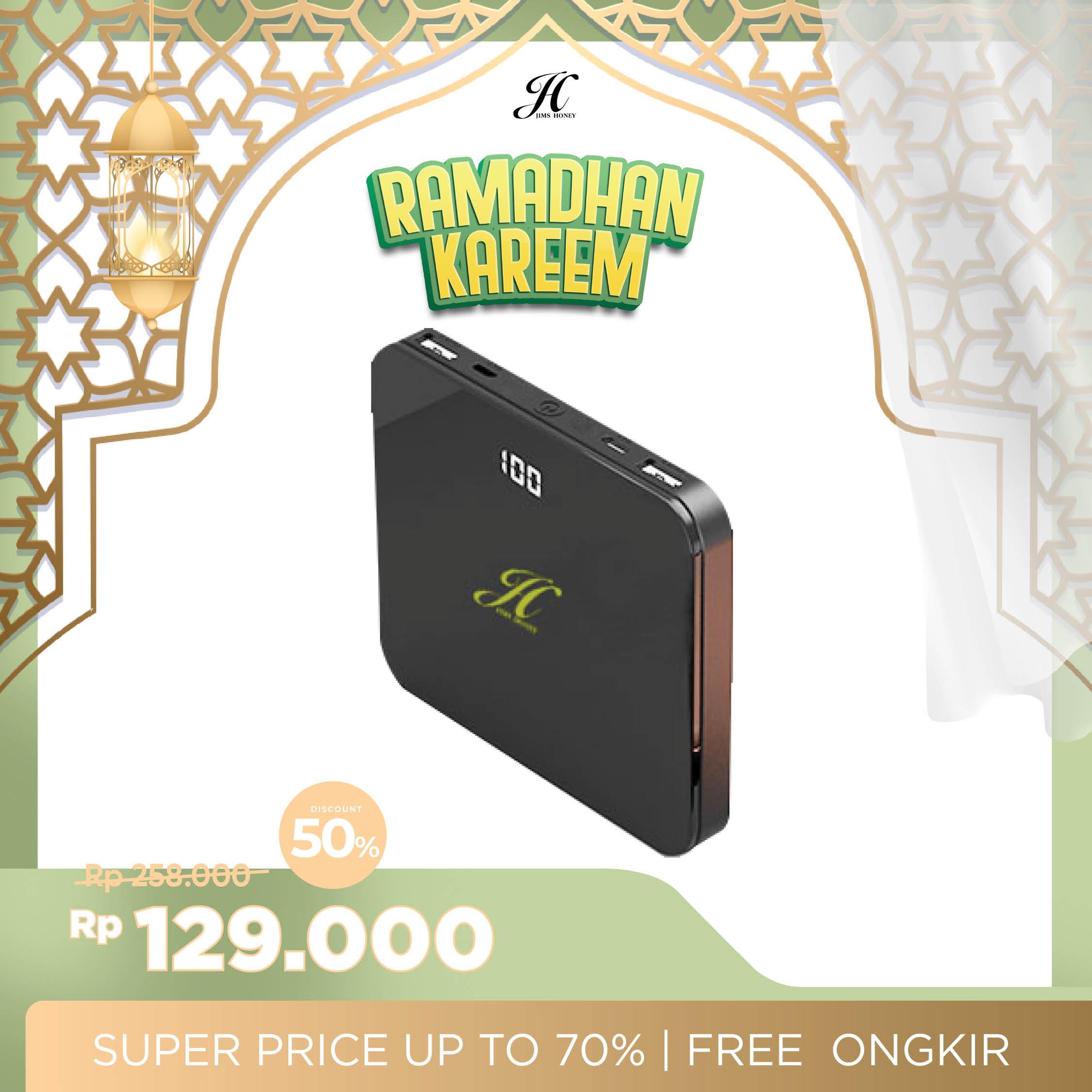 JIMS HONEY POWERBANK JH-06 FAST CHARGING (KAPASITAS 10.000 mAH)
