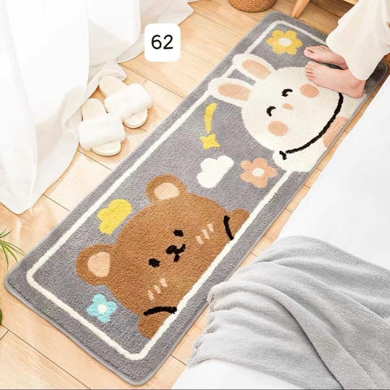 Thảm nỉ cạnh chân giường êm mềm mượt 7
