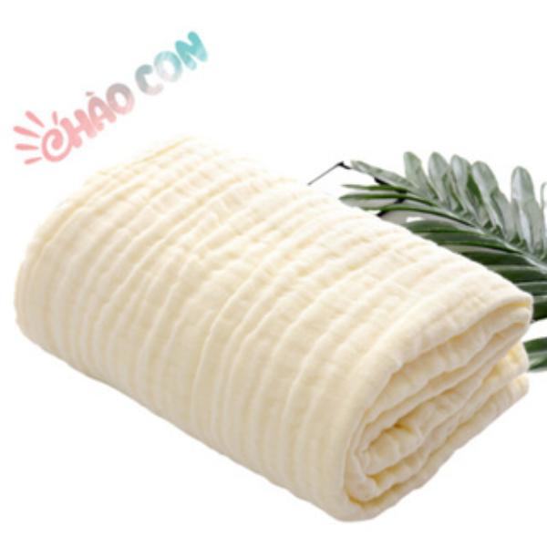 Product Introduction of khăn tắm cho bé xô nhăn 6 lớp Oganic siêu thấm hút nước, kích thước 100x110cm 9