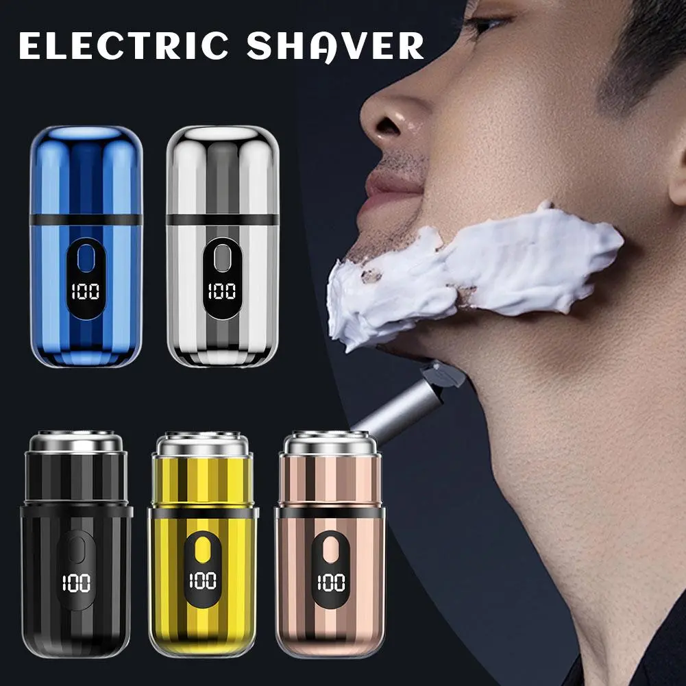 Mini Metal Electric Shaver Rechargeable Shaver For Cutter Beard Trimmer Razor Portable