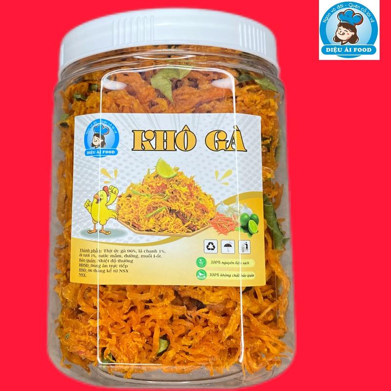 Khô Gà hộp 500g Food Ăn Vặt Snack Thức Ăn