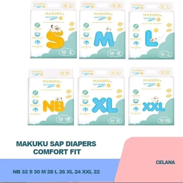 Makuku Sap Diapers Confort 0