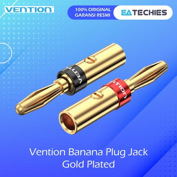 Jual Vention BFD Banana Plug Jack Konektor Kabel Speaker Gold Plated ...
