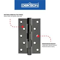Gambar DEKKSON Nylon Hinge Engsel Kupu Kupu ESS Luxurious SUS 304 - 4X3X3Mm 2NB BP, null dari Dekkson Official Shop Kota Administrasi Jakarta Barat 4 Tokopedia