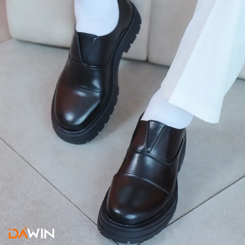 Giày da nam LAZY OXFORD đế Chunky trẻ trung - DAWIN Shoes 3