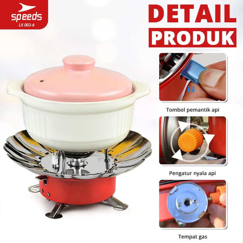 Speeds Kompor Camping / Kompor Portable Alat Masak Camping Untuk Berkemah 003-6 5