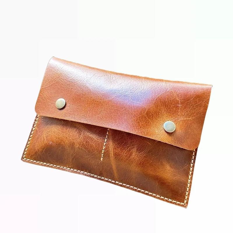 Ví da đựng giấy tờ xe ô tô kích thước 12.5cmx18.5cm. Đẹp-Bền-Chất( Sản phẩm được làm thủ công bảo hành sửa chữa trọn đời sản phẩm ) Nam Wallet