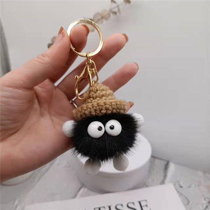 Cute Little Briquette Plush During Car Key Ring During Niche During Ins Bag During 0