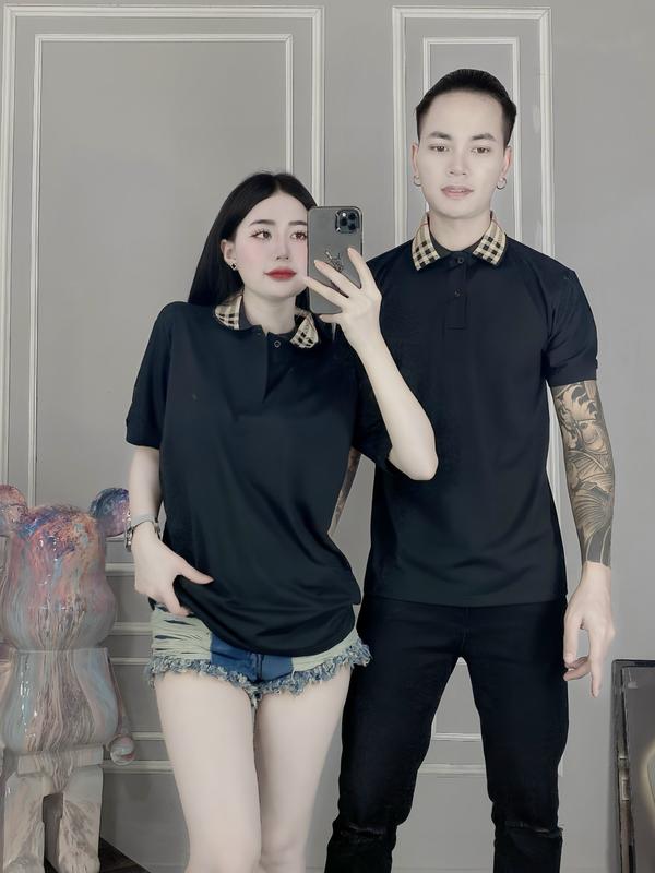 Áo thun polo nam nữ cổ trụ phối  họa tiết cổ BBR trẻ trung chuẩn form Bee Menswear Tre Có Cổ