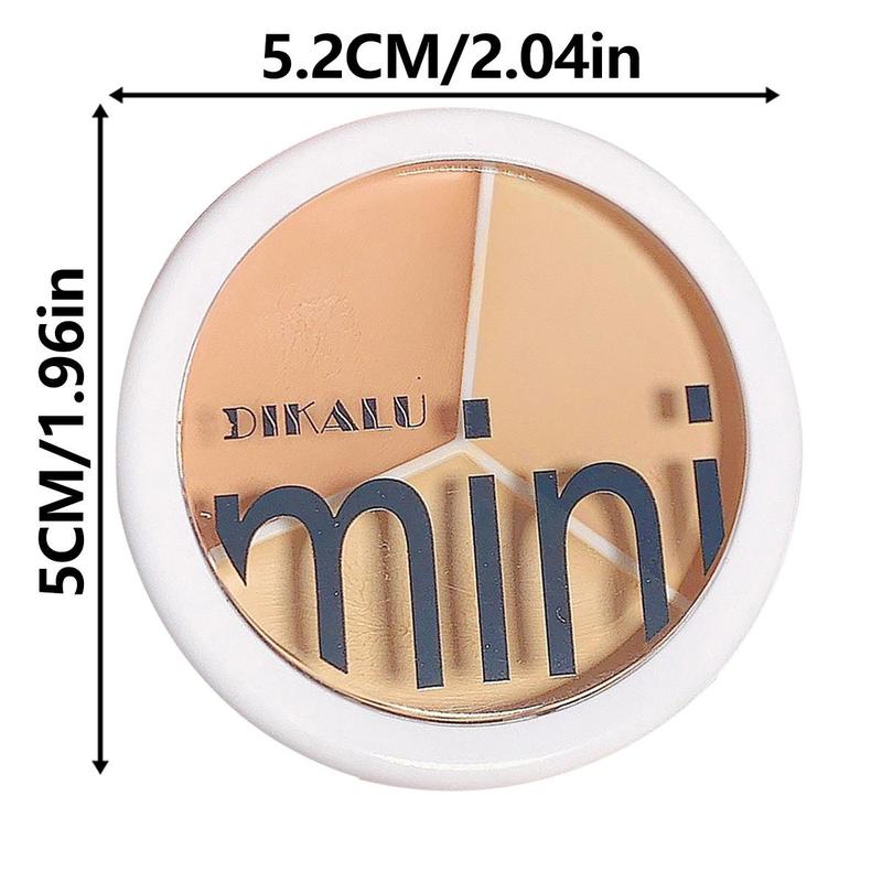 Product Introduction of 3 Color Concealer, Long Lasting Full Coverage Flawless Makeup Concealer, Lightweight Concealer Cream, Cosmetic Supplies, Makeup Palette 11