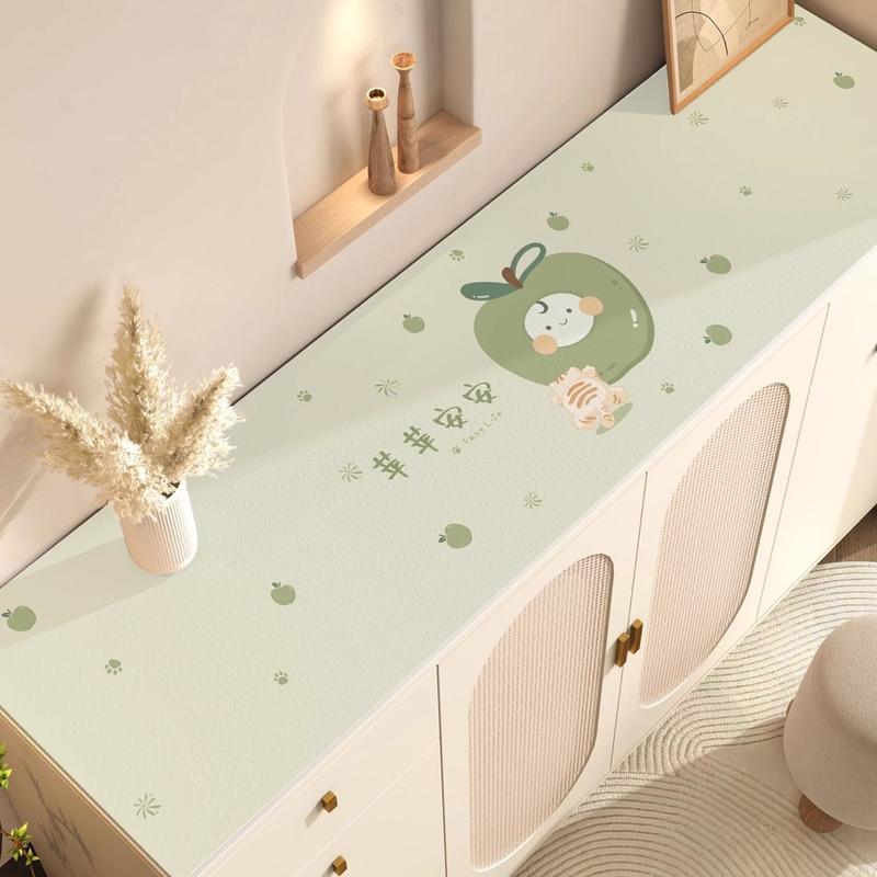 TV Cabinet Shoe Cabinet Mat Tabletop Tablecloth Coffee Table Surface Protection Mat Table Mat Oil-proof Washable Dirt-proof Mat 2