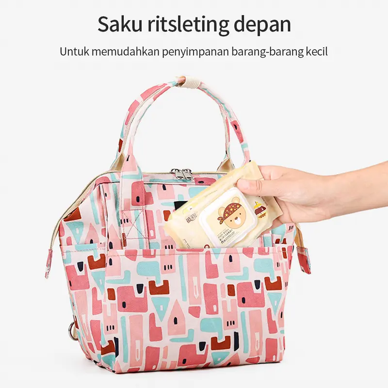 LAKOE Tas Bayi Multifungsi diaper bag / tas Perlengkapan bayi pink bags Biru 4