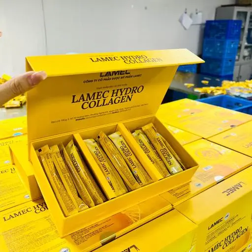 Lamec Hydro Collagen Hộp 30 Gói Giúp Bổ Sung Collagen Cho Da, Cải Thiện Độ Đàn Hồi Cho Da 2