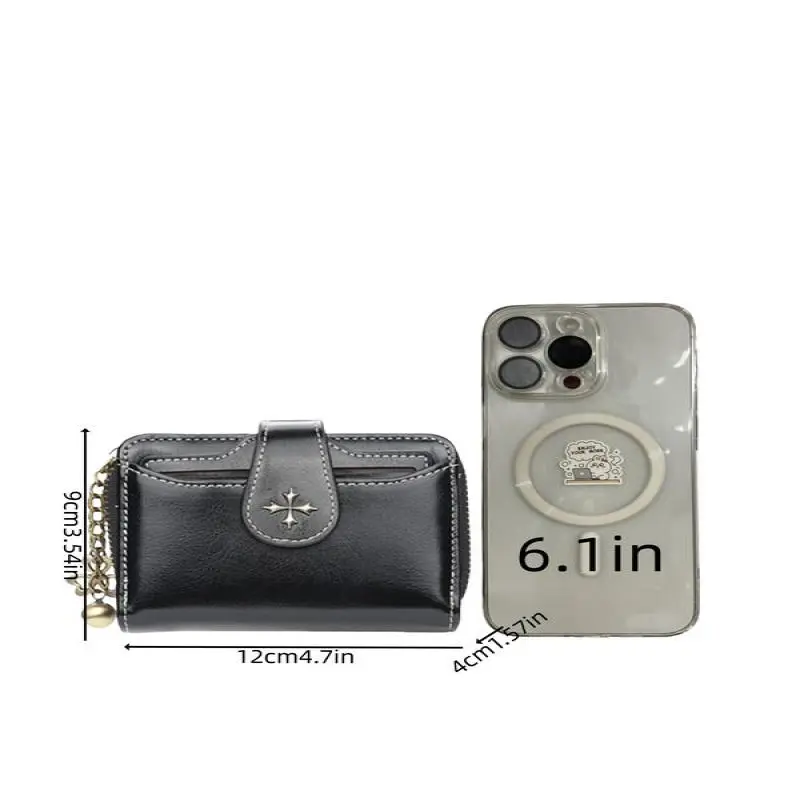 Women's Elegant Minimalist Short Wallet, All-match Trendy Mini Bifold Purse, Small Wallets, Gorgeous Card Holder for Daily Use As Birthday Gift, Girlfriend Gifts 1