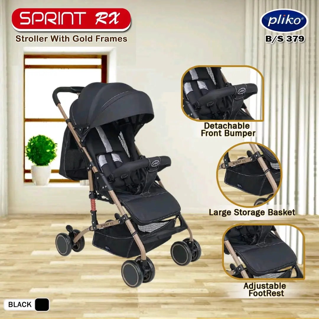 Stroler Pliko Sprint RX Stroller Anak Bayi Kereta Dorongan Bayi Murah