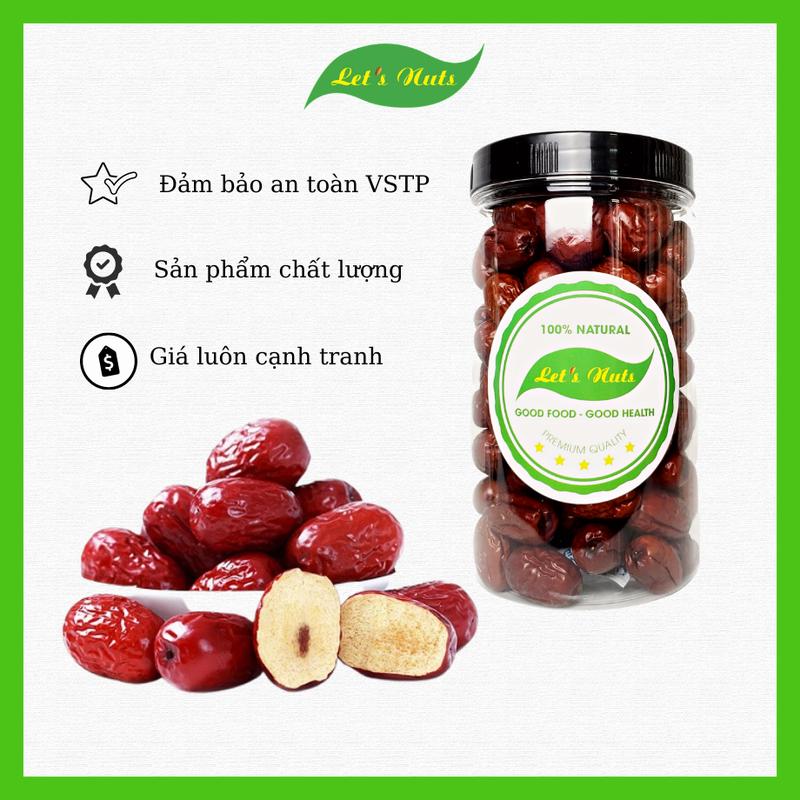 Táo đỏ Tân Cương sấy khô Let's Nuts túi 1kg 4