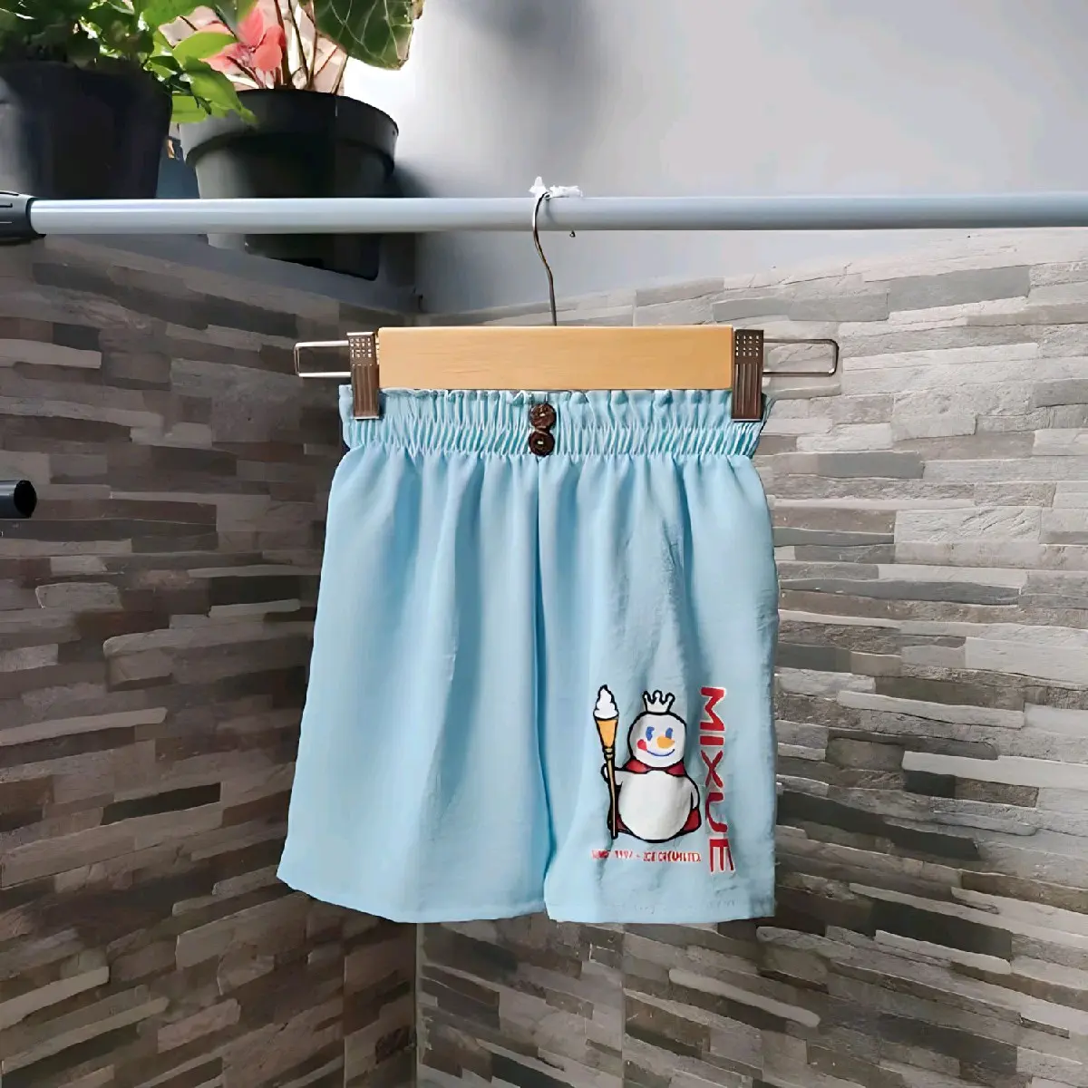 [5PCS] hotpan mixue anak kancing dua bahan crincle airflow