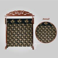 Gambar BATIK TRUSMI Bahan Kain Panjang Flora Ombak KN Warna Hitam MFY dari BT Batik Trusmi Official Kab. Cirebon 2 Tokopedia