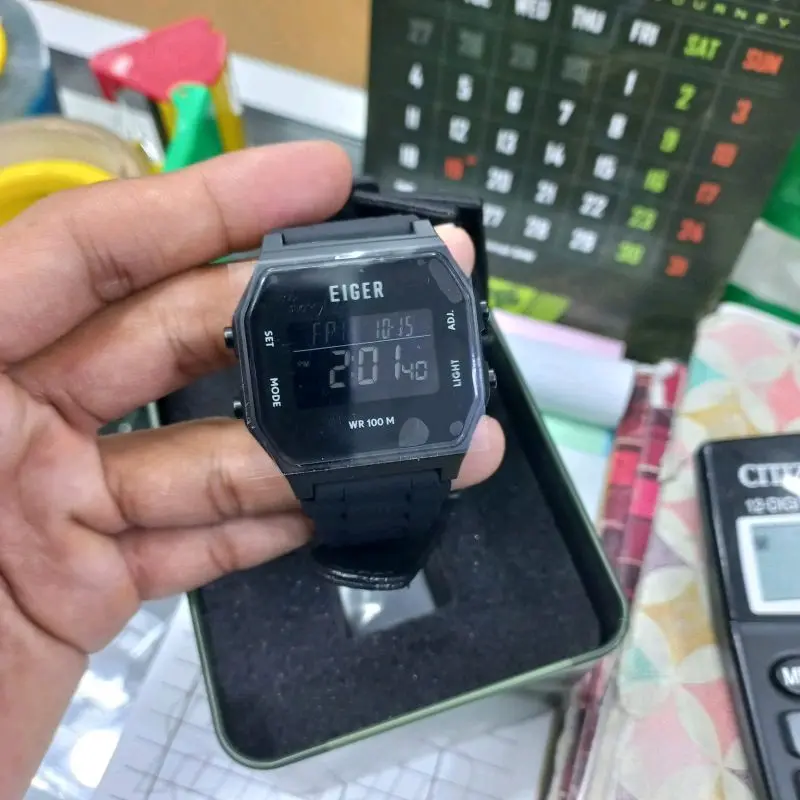 EIGER JAM TANGAN PROVO BLACK 5