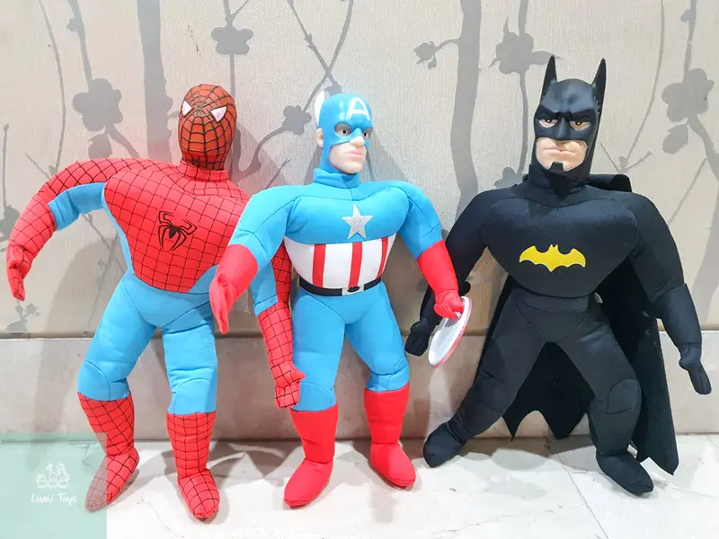 Mainan Anak Boneka Superhero Avengers Spiderman Batman Superman Besar Dolls Toys 1
