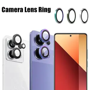 [ 1 PAKET ] Pelindung Kaca Kamera For Xiaomi Redmi Note 13 12 Pro+ Plus 13C 12 4G 5G Note13 Pro 13pro Camera Lens Metal Ring Protector Case Screen Protector
