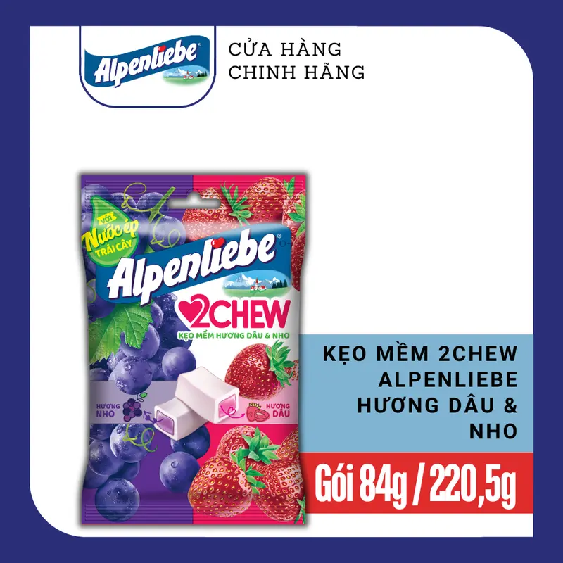 Kẹo cứng Alpenliebe nhiều hương (Gói to + Gói nhỏ) 5