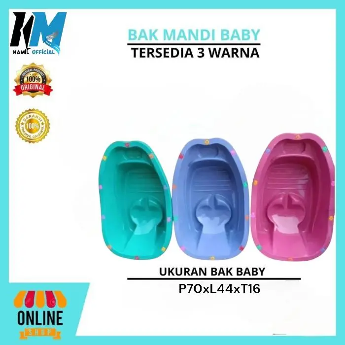 1 set  BAK MANDI BAYI + POLDING/HANGER 20STIK+BONUS GAYUNG Perlengkapan 3