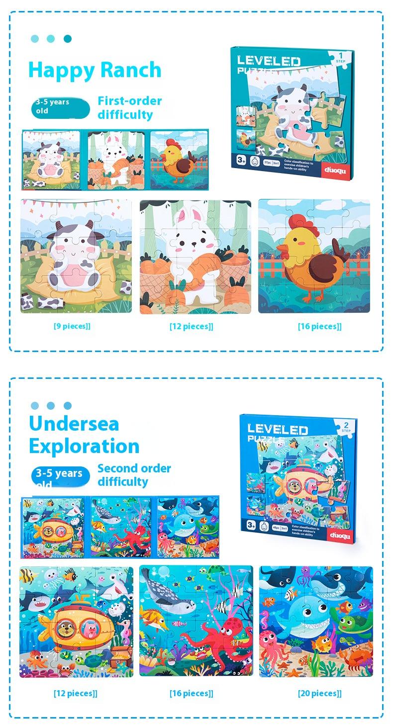 Product Introduction of Advanced Magnetic Puzzle 3-6 Years Old, Baby and Child Early Education Educational Toys Magnetic Puzzle Book 5