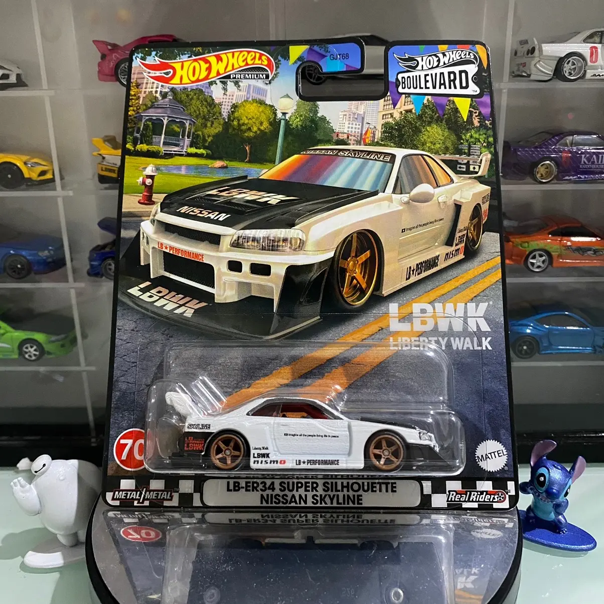 [FREE PROTECTOR] Hot Wheels Premium LB ER34 Super Silhouette Nissan Skyline R34 LBWK Putih Boulevard