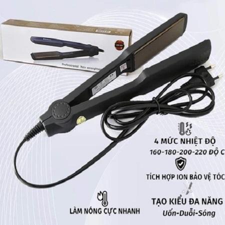 Máy duỗi tóc Nova chính hãng 4 mức nhiệt, Máy ép uốn tóc tạo kiểu là thẳng uốn cụp xoăn lọn, Dụng cụ tạo kiểu tóc máy  duỗi kẹp  tóc