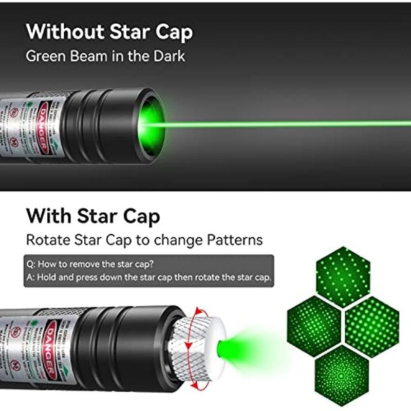 SG Ready Stock New USB charging USB 5MW 650nm green laser pointer black strong visible beam laser pointer 4