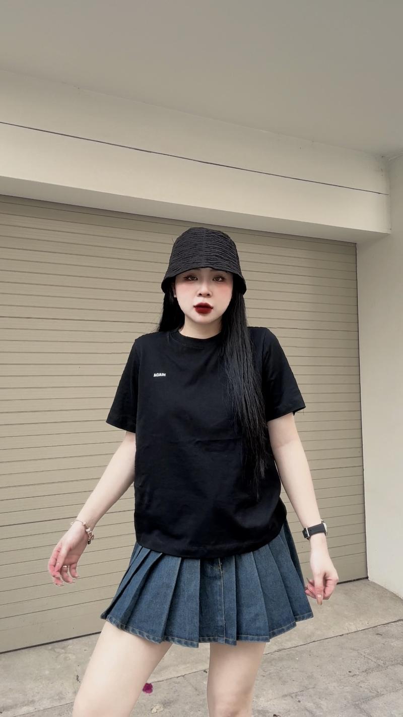 Product Introduction of Áo Thun Nữ HIADA Cổ Tròn Baby Tee 100% Cotton Thoáng Mát Top 10