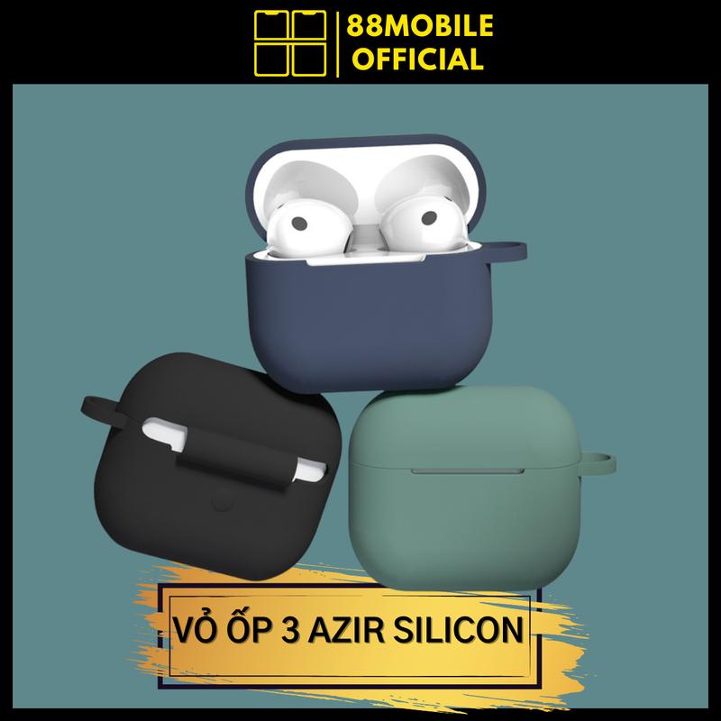 Vỏ bảo vệ ốp case Azir 3 silicon cao cấp dành cho tai nghe airpod 3 I Kem Phụ Kiện