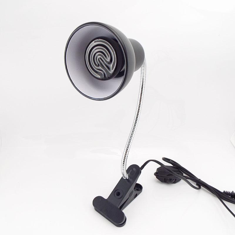 Product Introduction of 200V-240V Pet Reptile Heat Warm Light Kit  Lamp Clip Holder Holder Heating E27 Lamp Basking Lighting  2KSG 137