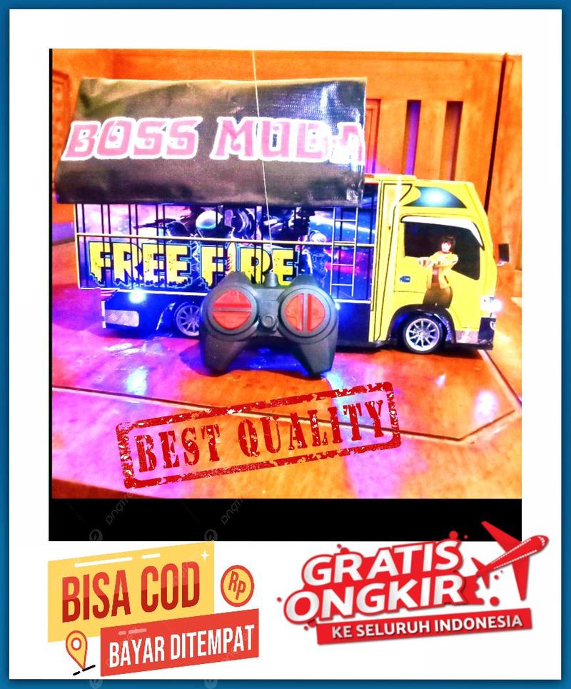 Product Introduction of miniatur truk oleng remot control mainan anak murah full lampurc Remote Lampu 1
