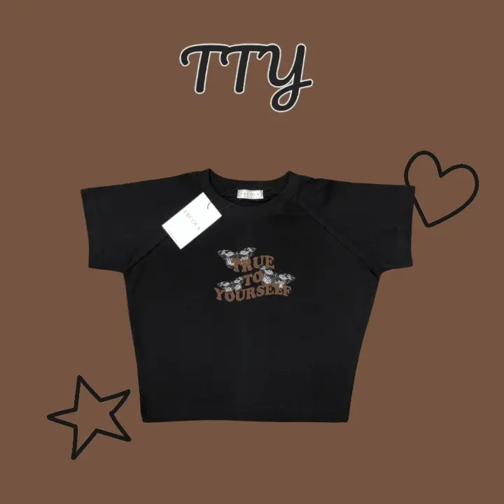 Ercola - Crop Top  Atasan Y2k TTY 1