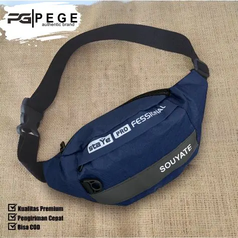 Tas Selempang Waistbag Slingbag Bahu Distro Pria - PG Souyate 2