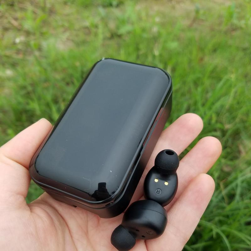 Tai nghe Bluetooth, S10 Pro V5.2, với cảm biến vân tay, Chống nước, pin mạnh mẽ, bộ sạc dự phòng 7