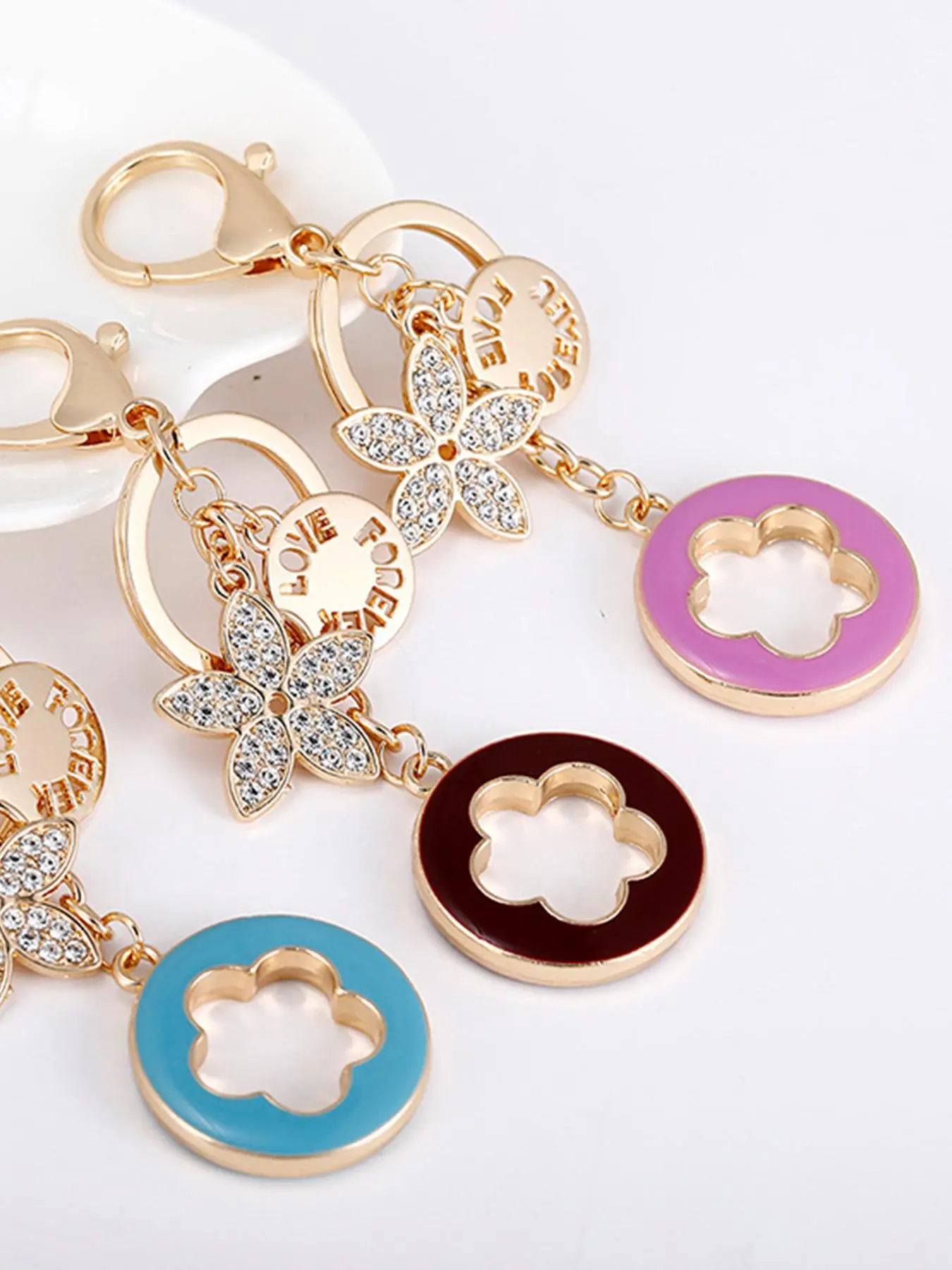 Flower Design Bag Charm, Cute Bag Charm for Women & Girls, Fashion Bag Decoration, Trendy All-match & Exquisite Bag Accessories for Birthday Gift, Gifts for Her