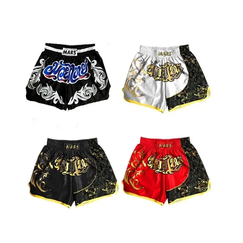 Ready StockBoxers Muay Thai Mixed Martial Arts Combat Compeon Sports Fighting Pants Bo Shorts