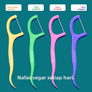 Dental Floss Bag.Beg Benang Pergigian, Ultra-halus, dengan Pilihan Benang Buah, Sesuai sebagai Pencungkil Gigi
