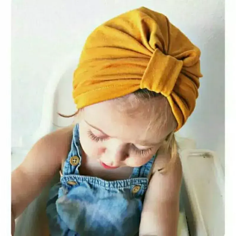 turban bayi perempuan model terbaru usia0-3thn