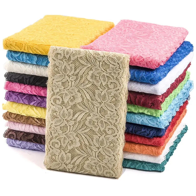 Vải Ren Co Giãn Mềm Mại, Nhiều Màu Sắc, 15cm, Trang Trí Thủ Công Tự Làm, May Quần Áo, Thích Hợp Cho Váy Cưới, Đồ Lót Và Đồ Lót, Chất Liệu Ren 2