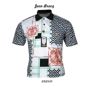 Kaos Kerah Pria Jean Bracq Bahan Katun Halus Berkantong 88949